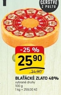 Sýr Blaťácké zlato Madeta