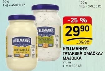 Tatarská omáčka Hellmann'