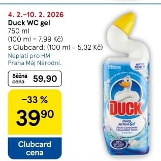 Gelový čistič WC Duck