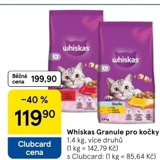 Granule pro kočky Whiskas