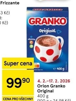 Instantní kakao Granko Orion