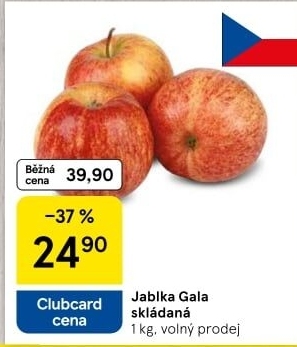 Jablka červená Gala