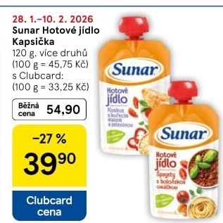 Kapsička do ručičky Hotová jídla Sunar