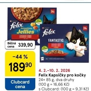 Kapsičky pro kočky Felix Purina