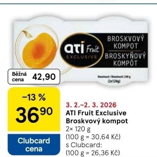 Kompot broskve Ati Fruit Exclusive