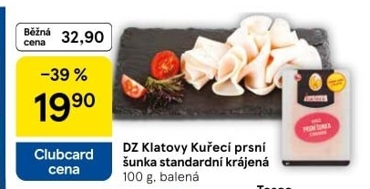 Kuřecí šunka prsní standard DZ Klatovy