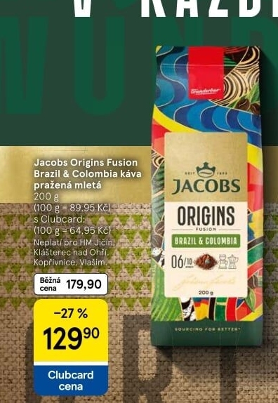 Mletá káva Brazil &amp