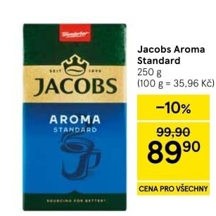 Mletá káva Jacobs Aroma Standard