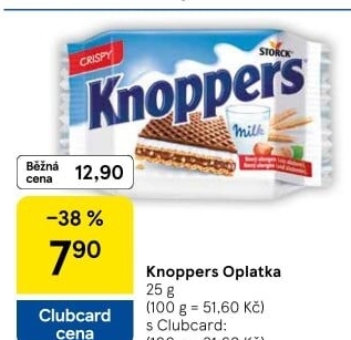 Oplatky Knoppers Storck