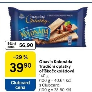 Oplatky Kolonáda Opavia