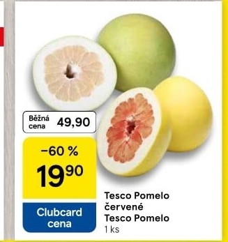 Pomelo červené Tesco