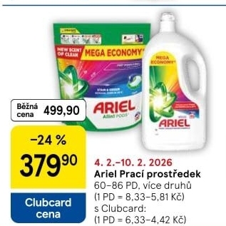 Prací prostředky Ariel