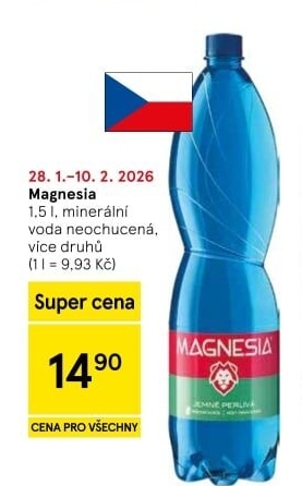 Přírodní voda Magnesia