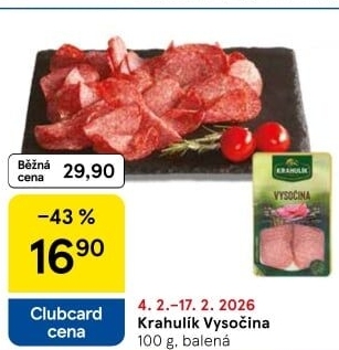 Salám Vysočina Krahulík