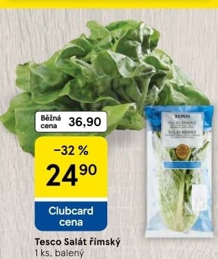 Salát římský Tesco