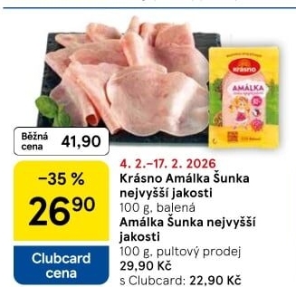 Šunka Amálka nejvyšší jakosti Krásno