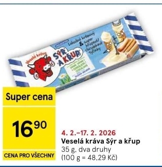 Sýr a křup Veselá kráva