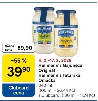 Tatarská omáčka Hellmann'