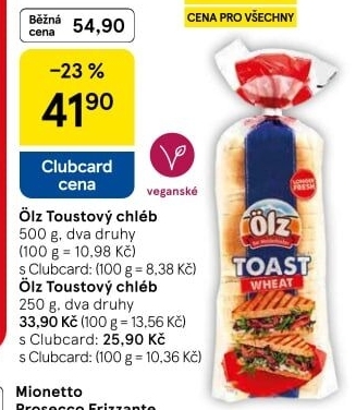 Toustový chléb Ölz