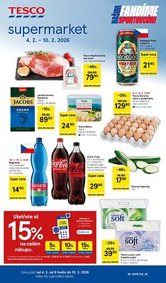 akční leták Tesco 4.2.2026-10.2.2026
