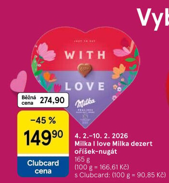 Bonboniéra I Love Milka
