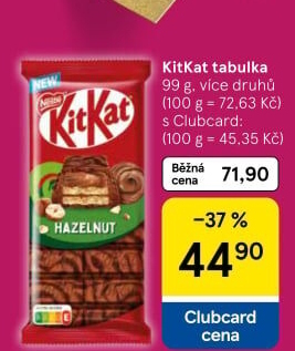 Čokoláda Kit Kat