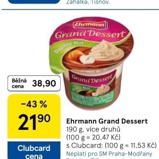 Dezert Grand Dessert Ehrmann