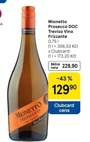Frizzante Prosecco Treviso Doc Mionetto