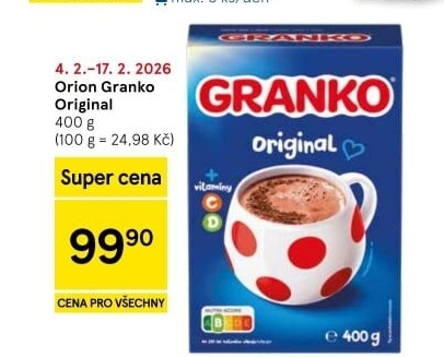 Instantní kakao Granko Orion