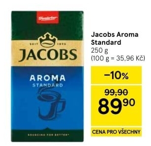 Mletá káva Jacobs Aroma Standard