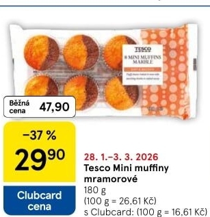 Muffiny mini Tesco