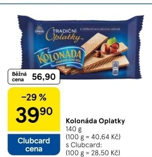 Oplatky Kolonáda Opavia