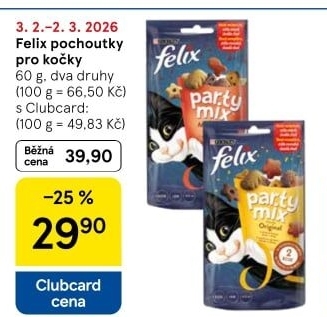 Pamlsky pro kočky Felix Purina