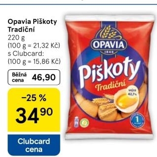 Piškoty Opavia