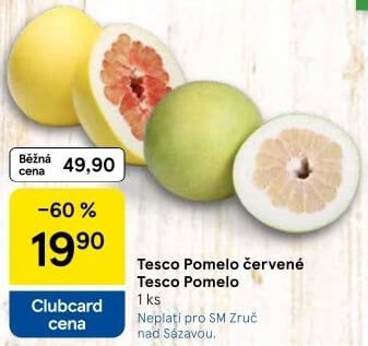 Pomelo červené Tesco