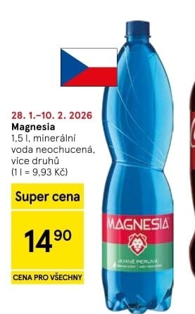 Přírodní voda Magnesia