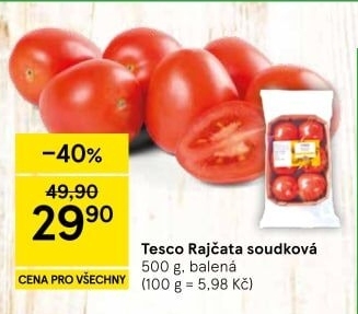 Rajčata soudková Tesco