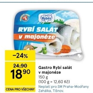 Salát rybí v majonéze Gastro