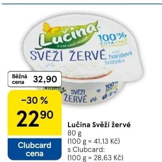 Svěží žervé Creamy Lučina