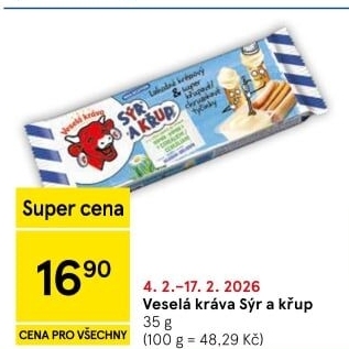 Sýr a křup Veselá kráva