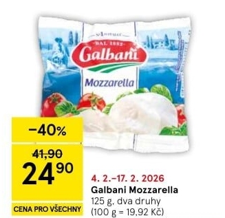 Sýr Mozzarella Galbani