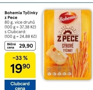 Tyčinky Z pece Bohemia Chips