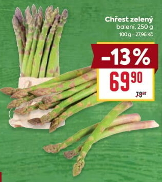 Chřest zelený