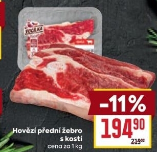 Hovězí žebra s kostí Vocílka