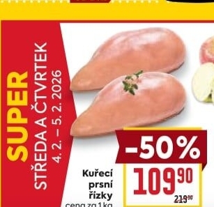 Kuřecí prsní řízky