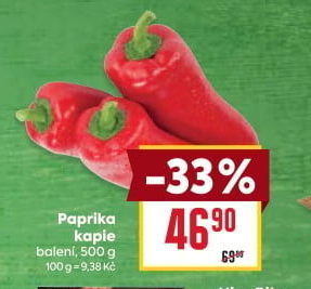 Paprika červená kapie