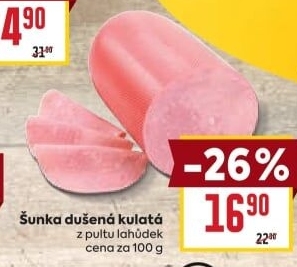 Šunka dušená kulatá