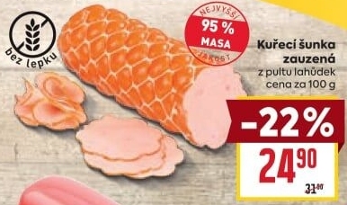 Šunka kuřecí zauzená nejvyšší jakosti