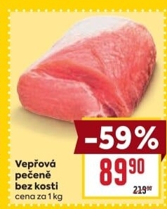 Vepřová pečeně bez kosti