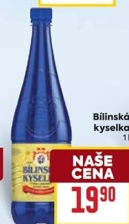 Voda Bílinská kyselka